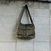 sashiko shoulder bag / khaki greenのサムネイル