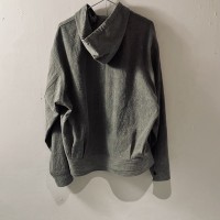 Charcoal Dyeing (炭染) Zip Hoodie / MAN / light gray /cotton linenのサムネイル