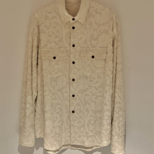 cotton linen jacquard shirt  / MAN / WOMAN