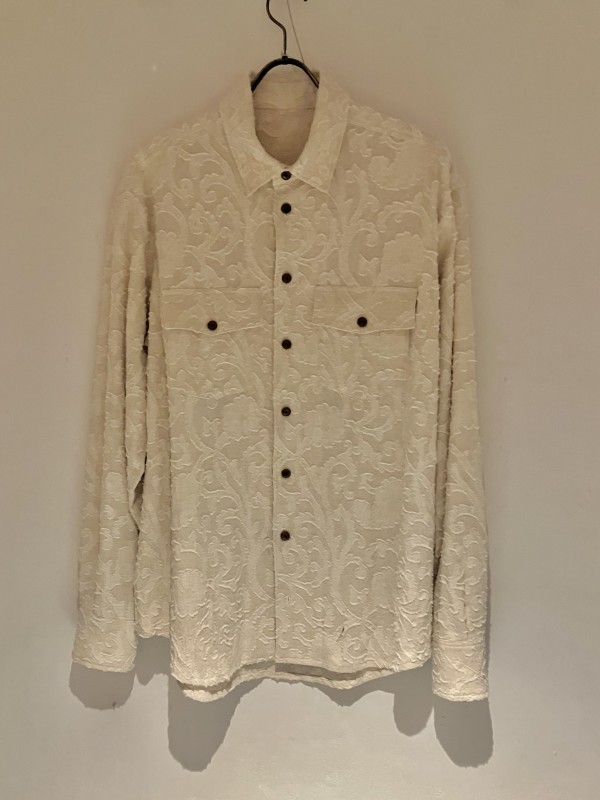 cotton linen jacquard shirt  / MAN / WOMANのサムネイル