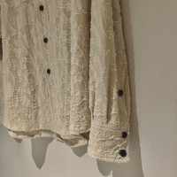 cotton linen jacquard shirt  / MAN / WOMANのサムネイル