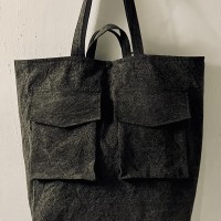 CHARCOAL-DYED (炭染め) BAG /BLACKのサムネイル