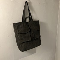 CHARCOAL-DYED (炭染め) BAG /BLACKのサムネイル