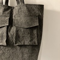 CHARCOAL-DYED (炭染め) BAG /BLACKのサムネイル