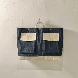 Oxford Denim Big Tote Bag